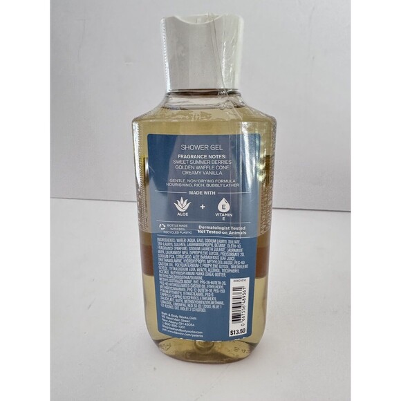 Bath & Body Works Berry Waffle Cone Shower Gel NEW SEALED Discontinued 10fl oz - Picture 2 of 3